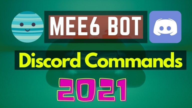 mee6 commands list
